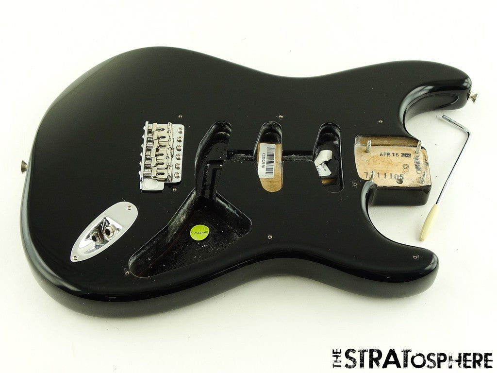 Fender AV II American Vintage 1957 Stratocaster BODY + HARDWARE Strat Black
