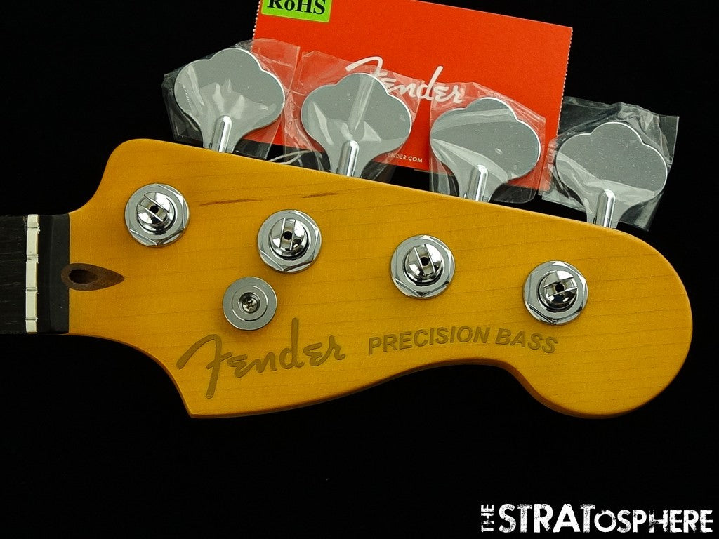 Fender American Ultra II Precision P BASS NECK + TUNERS, USA Modern ''D'' Ebony
