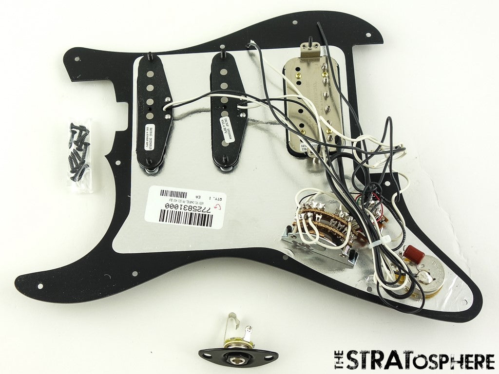 Charvel So-Cal SC4 HSS Black LOADED PICKGUARD, Seymour Duncan Pickups