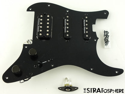 Charvel So-Cal SC4 HSS Black LOADED PICKGUARD, Seymour Duncan Pickups