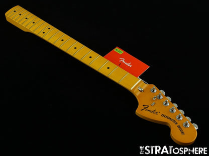 Fender AV II American Vintage 1975 Tele Deluxe NECK & TUNERS Telecaster Maple
