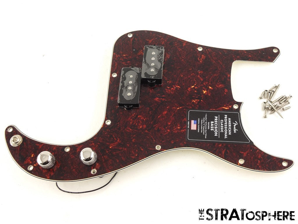 Fender American Professional Classic Precision Bass, LOADED PICKGUARD Tortoise