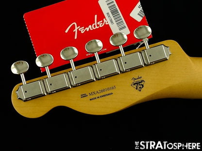 Fender Player II Tele Series NECK + TUNERS, Rolled Edges Modern C , Maple