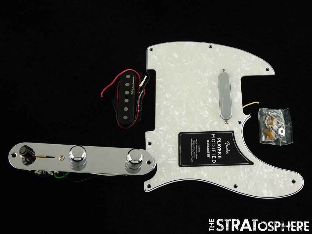 Fender Player II Modified Tele LOADED PICKGUARD, Pickups Noiseless Pearloid