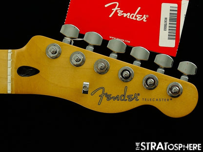 Fender Player II Modified Tele NECK + LOCKING TUNERS, Rolled Edges ''C'', Maple