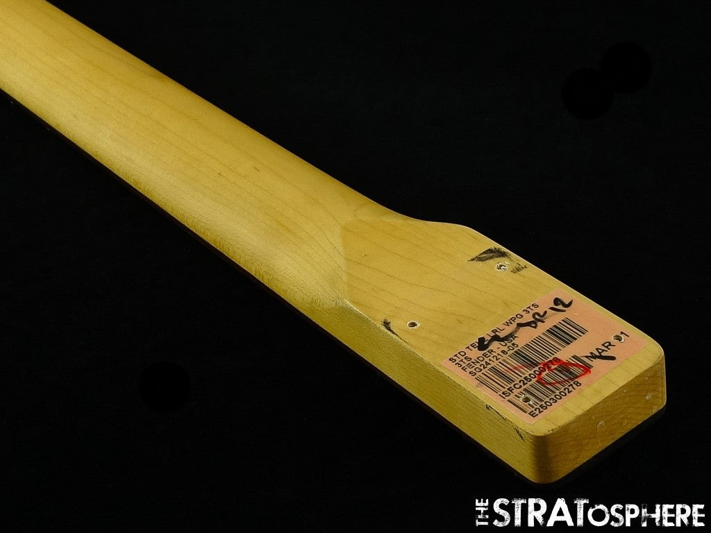 Fender Standard Telecaster Tele NECK + TUNERS Modern ''C'' Guitar Part, Laurel