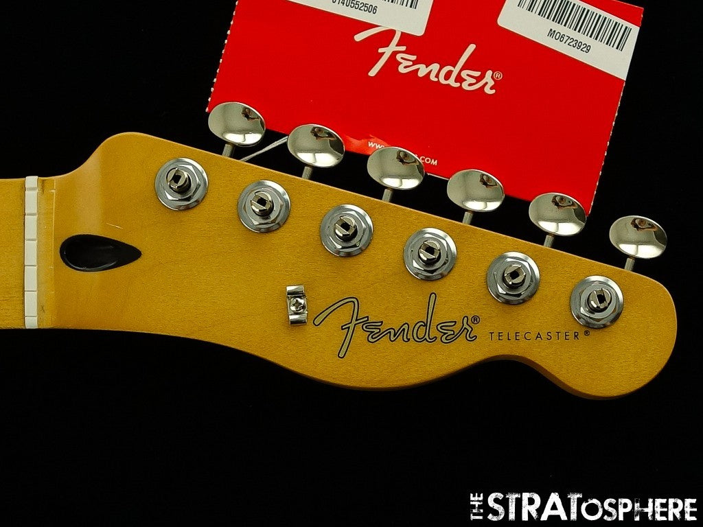 Fender Player II Series Telecaster Tele NECK &nd TUNERS - Rolled Edge, MN, Maple