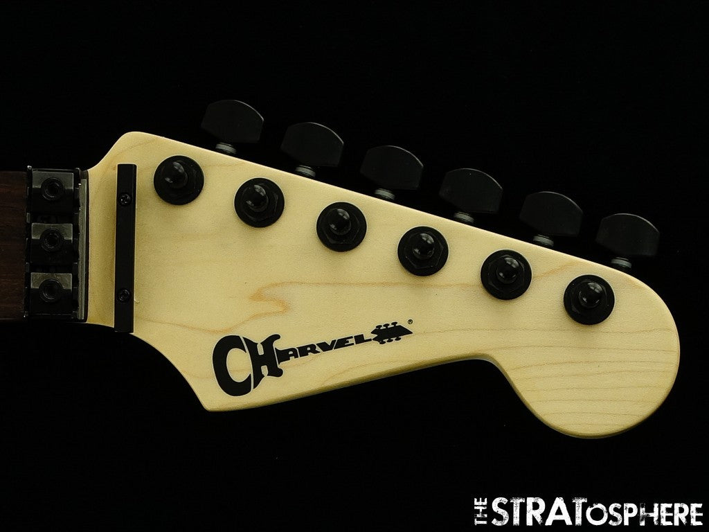 Charvel Pro Mod San Dimas NECK & TUNERS, Locking Nut, Compound Speed, ROSEWOOD