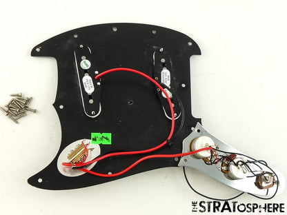 Fender Player II Mustang Series LOADED PICKGUARD Single Coil Pickups, Black