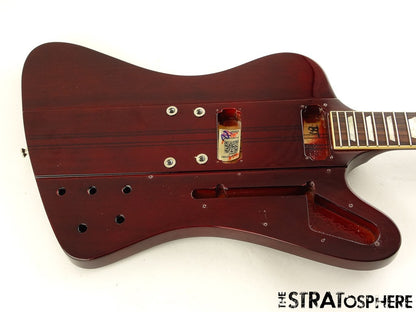 USED Epiphone Firebird BODY & NECK Guitar Parts Mahogany Wine Red