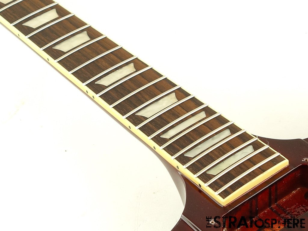 USED Epiphone Firebird BODY & NECK Guitar Parts Mahogany Wine Red