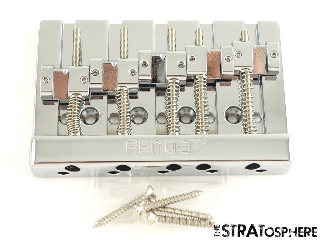 American Fender Ultra II Jazz Bass V 5 String BRIDGE HiMass American Chrome