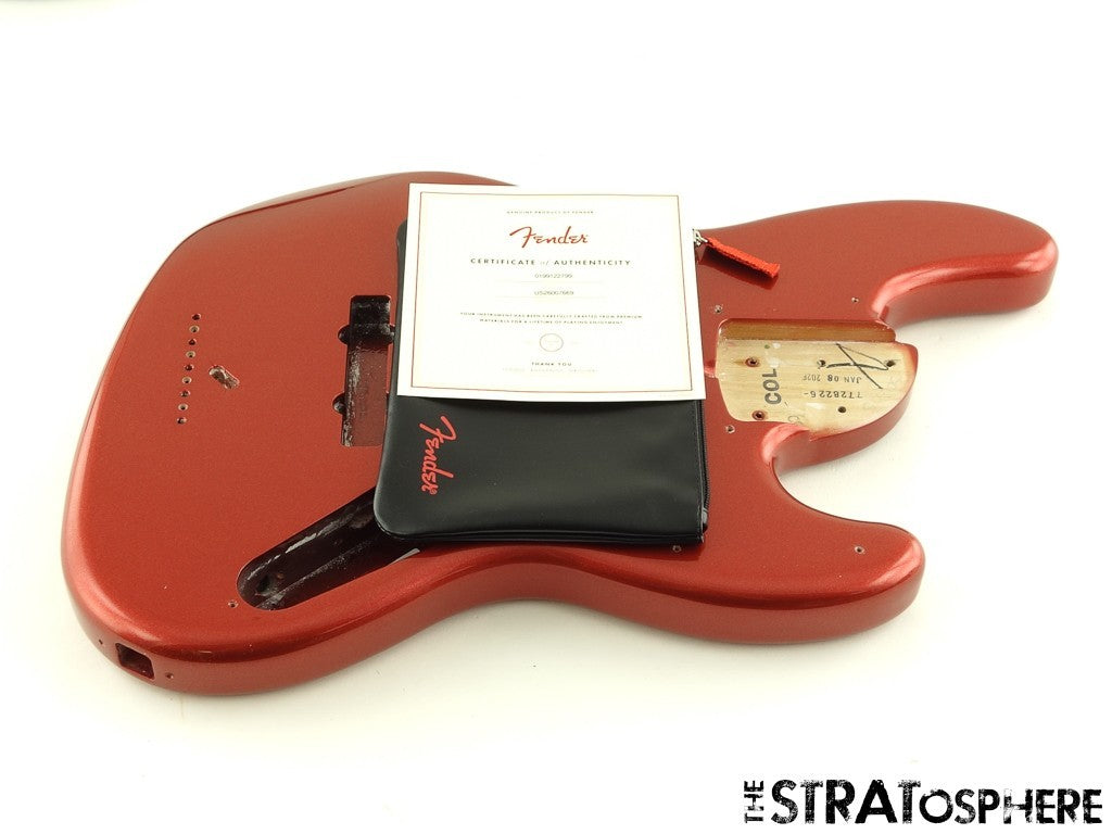 Fender American Ultra II Jazz Bass V 5 String BODY USA Guitar Sinister Red