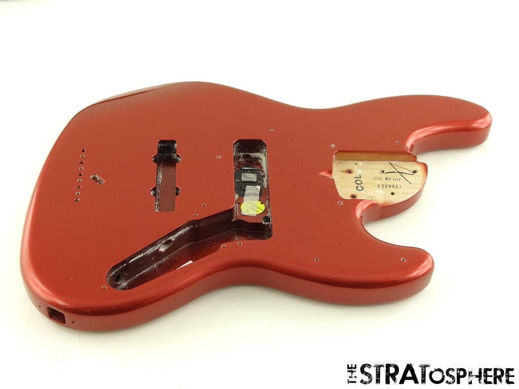 Fender American Ultra II Jazz Bass V 5 String BODY USA Guitar Sinister Red