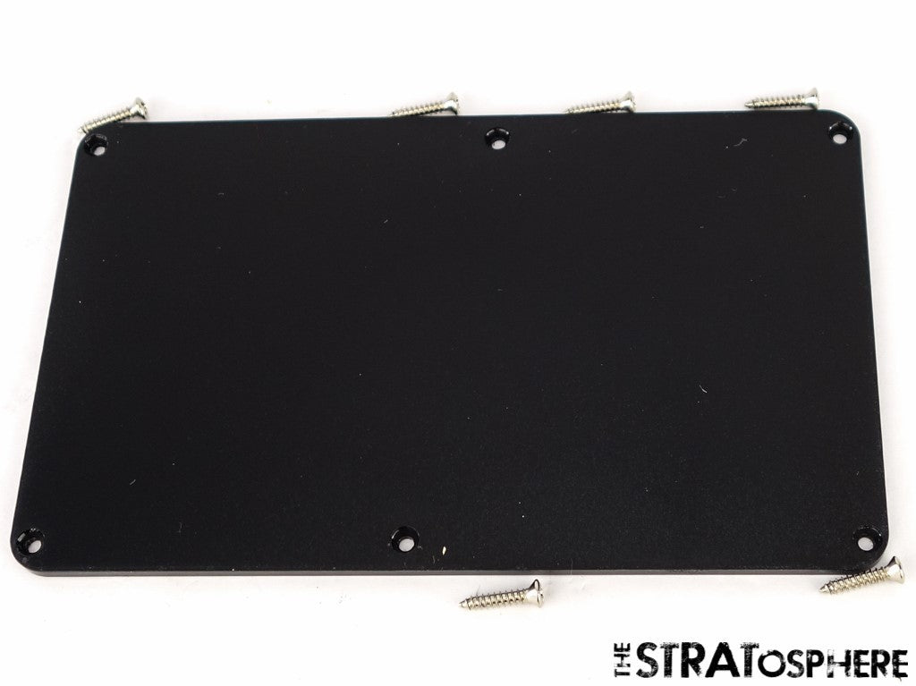 EVH Wolfgang Striped 5150 Series, Black Control Cover Plate, Van Halen