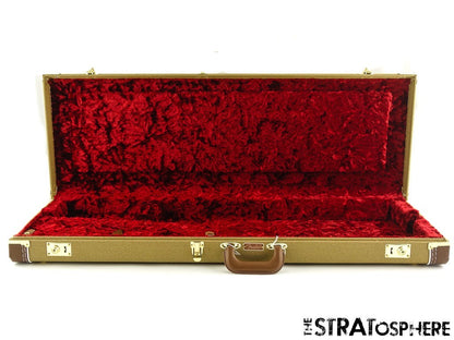 Fender AV II American Vintage 57 1957 Tele Strat, TWEED HARDSHELL CASE.