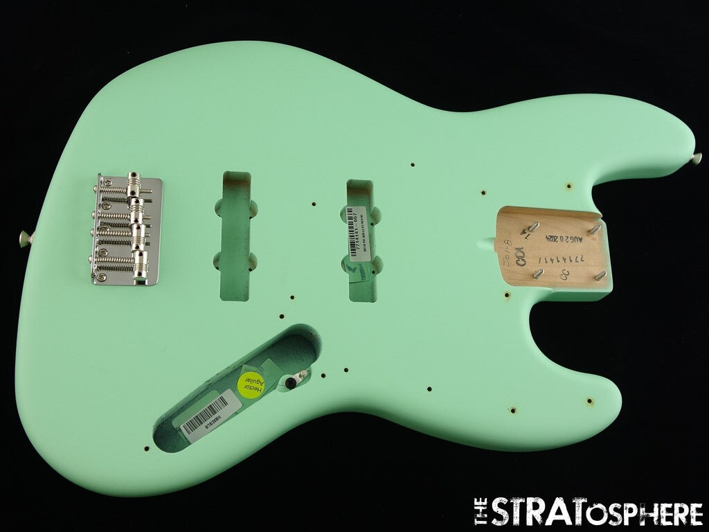 Fender American Performer Jazz J Bass BODY & HARDWARE USA Satin Surf Green