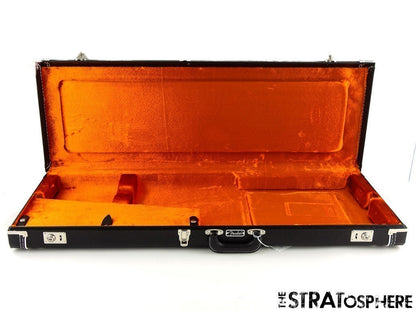 Fender AV II American Vintage 1965 Strat Black Tolex Strat/Tele- HARDSHELL CASE.