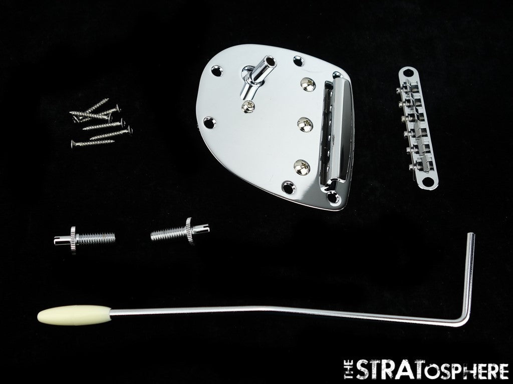Fender Squier J Mascis Jazzmaster, TREMOLO & WHAMMY BAR, Vibrato Bridge Chrome