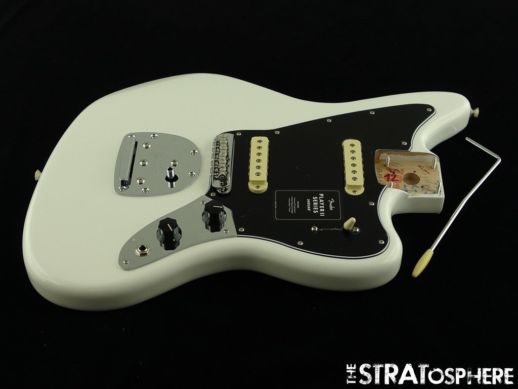 Fender Player II Jaguar Series LOADED BODY, Alnico 5 & 2 Guitar, Polar White