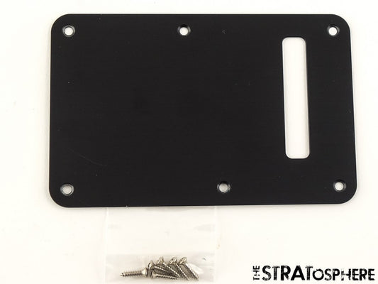 Fender American Ultra II Strat TREMOLO COVER, Stratocaster, Black Anodized.