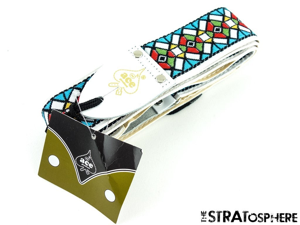 Ace ''Stained Glass'' GUITAR STRAP, from Fender Jimmy Page Mirror Telecaster Tele