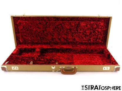Fender Vintage Strat TWEED HARDSHELL CASE, Jimmy Page Mirror Tele Telecaster