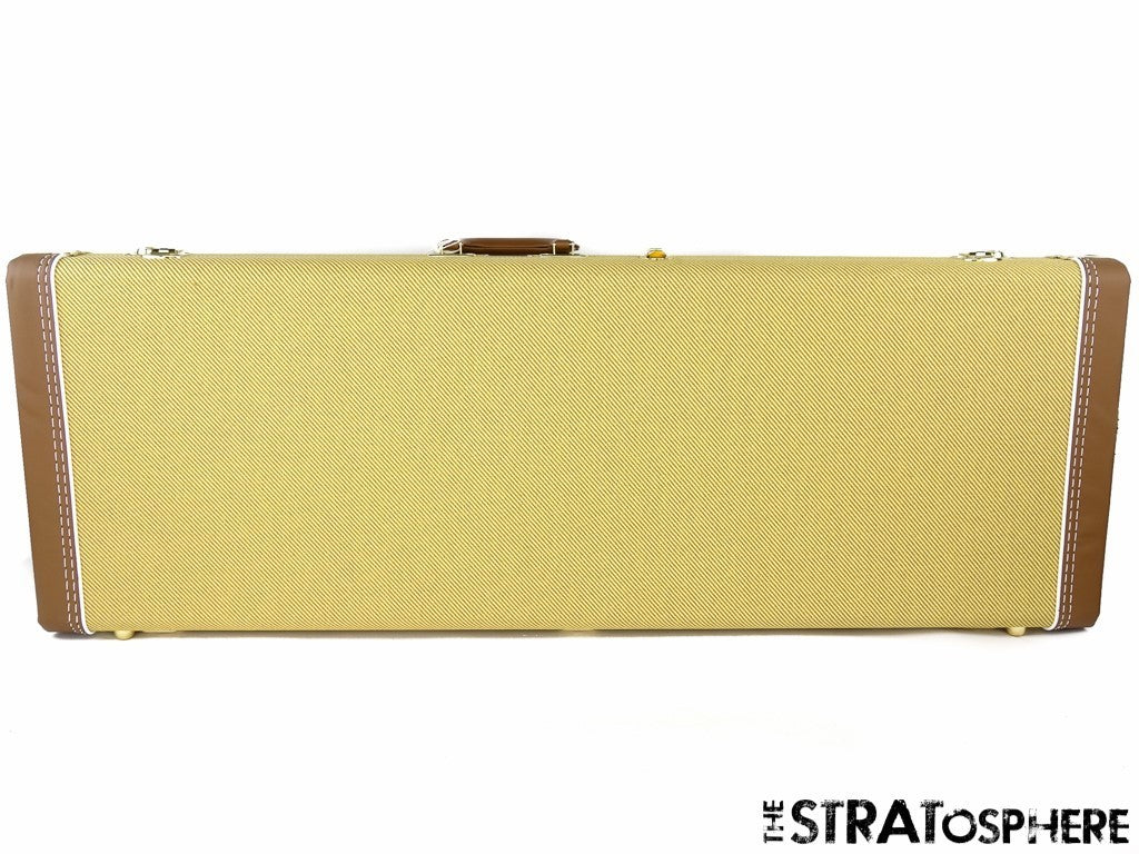 Fender Vintage Strat TWEED HARDSHELL CASE, Jimmy Page Mirror Tele Telecaster