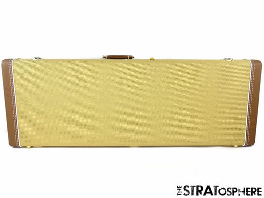 Fender Vintage Strat TWEED HARDSHELL CASE, Jimmy Page Mirror Tele Telecaster