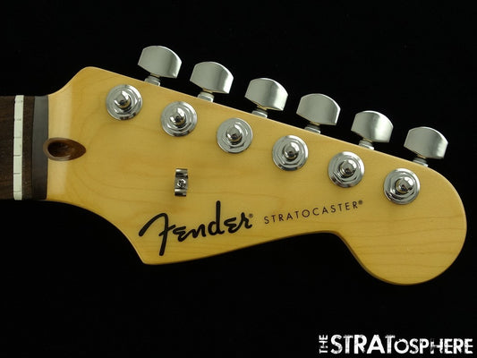 Fender Standard Stratocaster Strat NECK w/ TUNERS, Modern C, Indian Laurel.