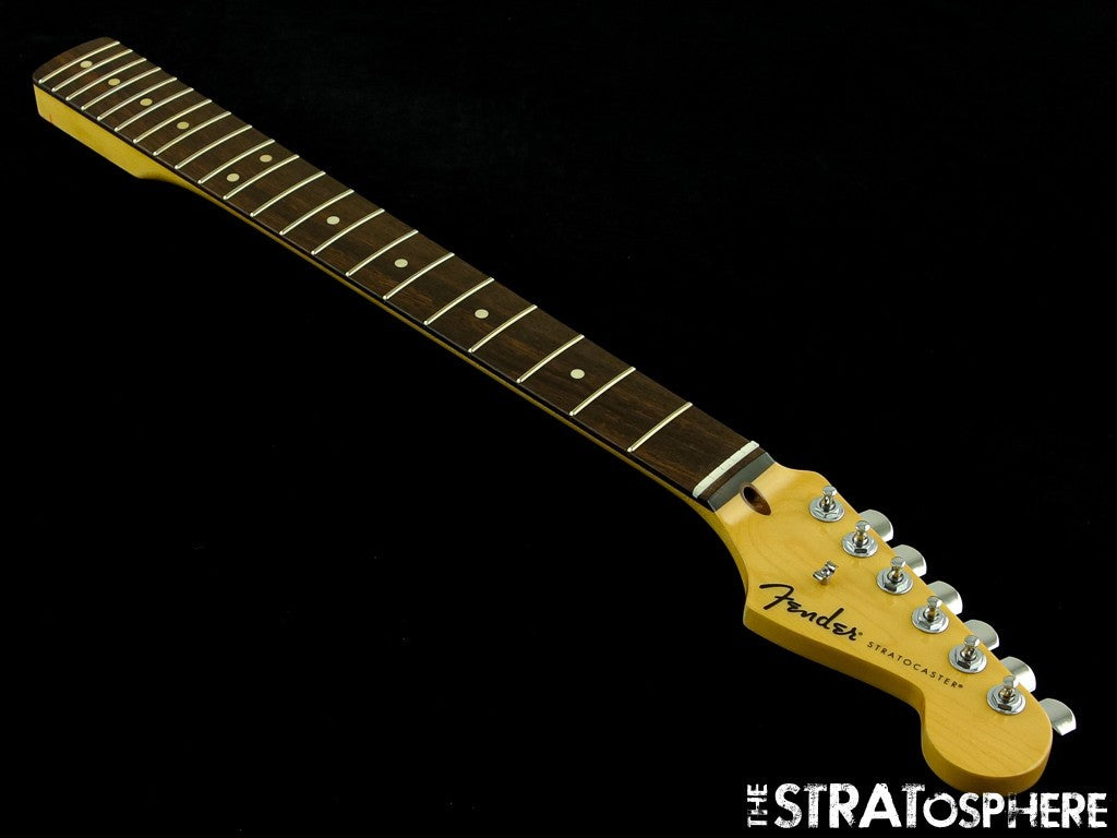 Fender Standard Stratocaster Strat NECK w/ TUNERS, Modern C, Indian Laurel.