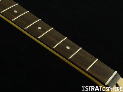 Fender Standard Stratocaster Strat NECK w/ TUNERS, Modern C, Indian Laurel.