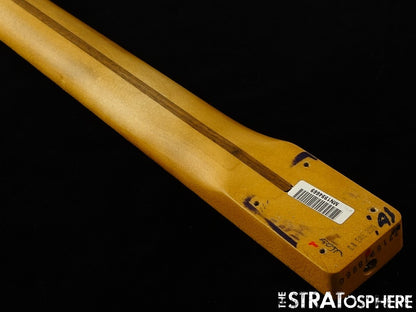 Fender J Mascis Road Worn Tele NECK & TUNERS Telecaster Maple ''C'' Shape Nitro.