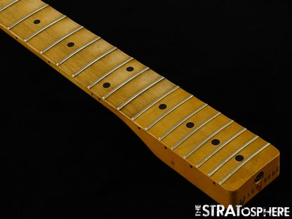 Fender J Mascis Road Worn Tele NECK & TUNERS Telecaster Maple ''C'' Shape Nitro.