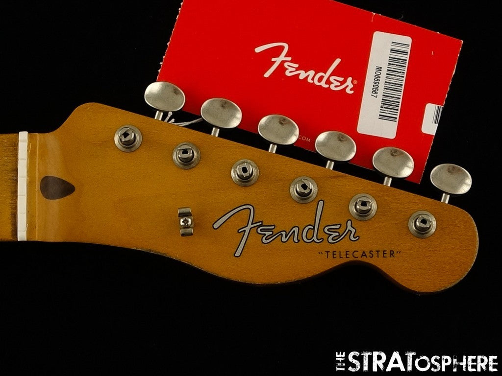 Fender J Mascis Road Worn Tele NECK & TUNERS Telecaster Maple ''C'' Shape Nitro.