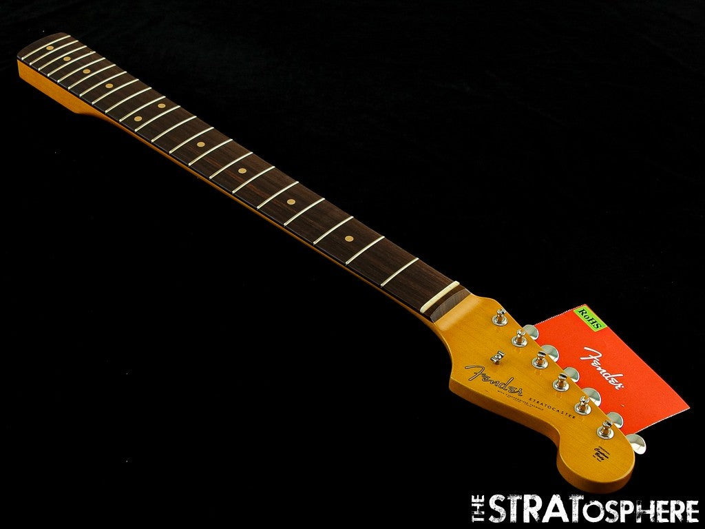 Fender AV II American Vintage 61 Strat NECK + TUNERS 1961 Stratocaster Rosewood