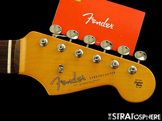 Fender AV II American Vintage 61 Strat NECK + TUNERS 1961 Stratocaster Rosewood