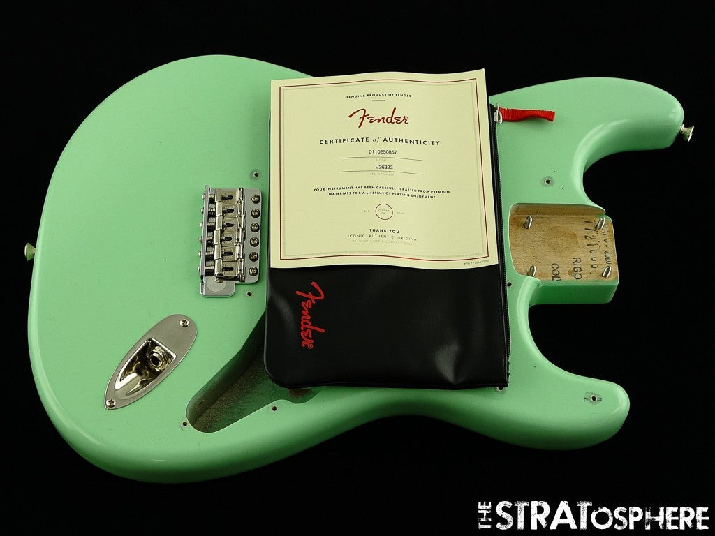 Fender AV II American Vintage 1961 Strat BODY & HARDWARE Surf Green