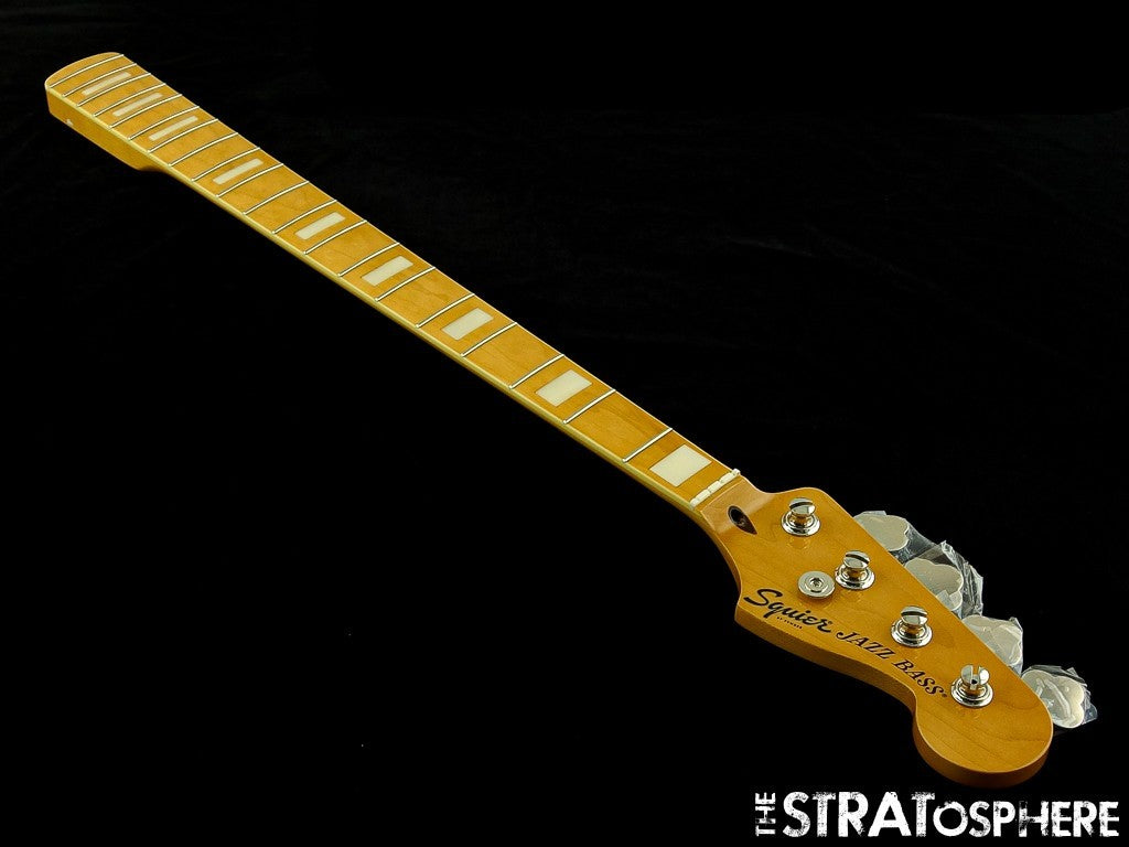 Fender Squier Classic Vibe 70s Jazz J Bass NECK & TUNERS, Block Inlays Maple