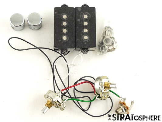Fender Standard Precision P Bass PICKUPS POTS KNOBS SET, Bass Guitar