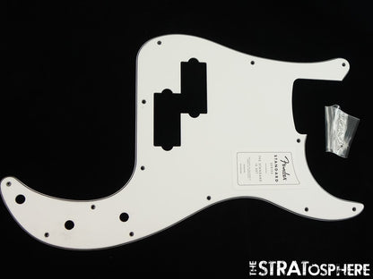 Fender Standard Precision Bass PICKGUARD White 3 Ply!