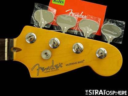 Fender American Professional Classic Mustang Bass NECK &LOLLIPOP TUNERS Rosewood