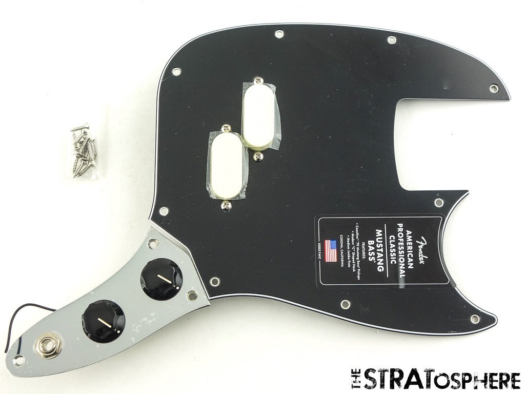 Fender American Professional Classic Mustang Bass LOADED PICKGUARD Greasebucket!