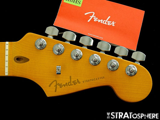 Fender American Ultra II Stratocaster Strat, NECK w/ LOCKING TUNERS ''D'' Maple