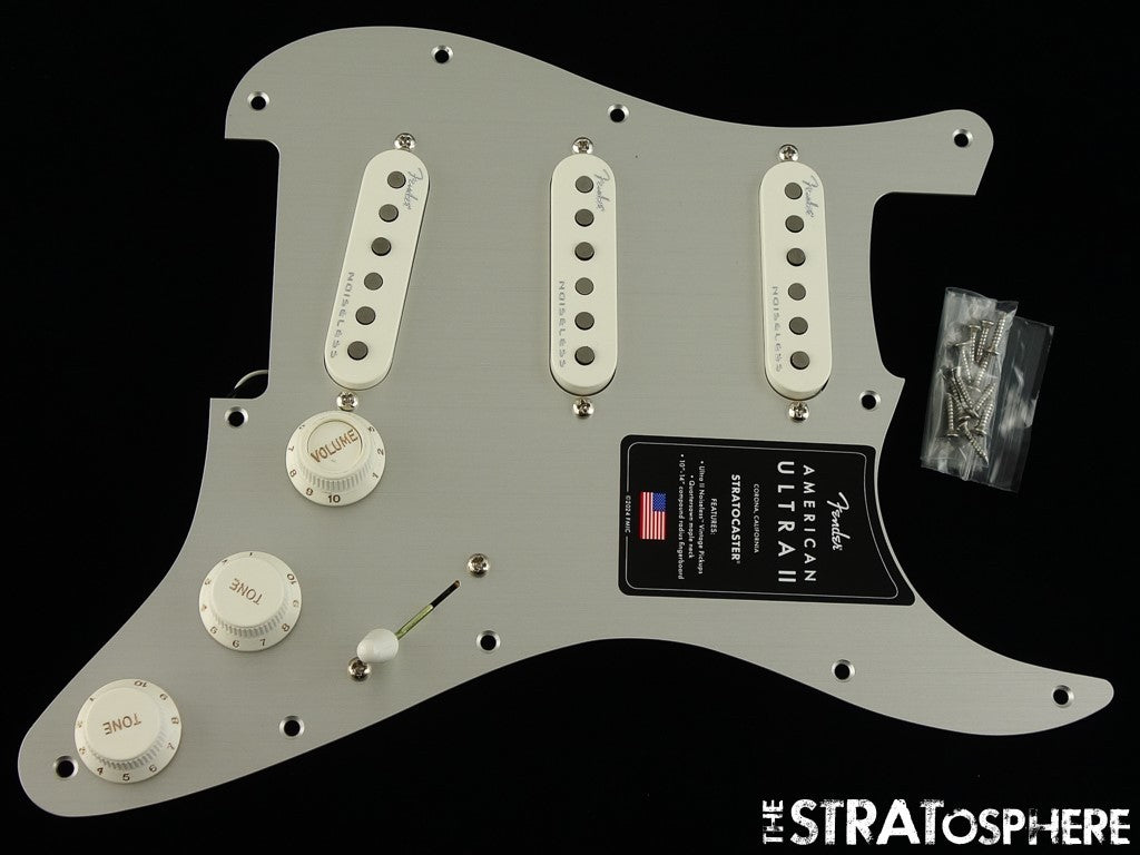 Fender American Ultra II Stratocaster LOADED PICKGUARD, Strat S1 Noiseless, USA!