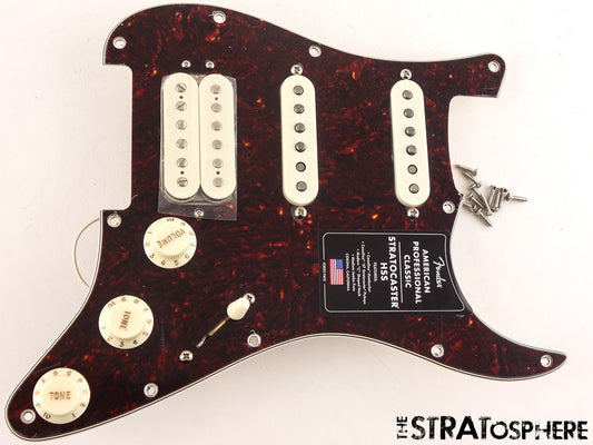 Fender American Professional Classic Strat HSS LOADED PICKGUARD, Tortoise.