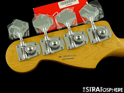 Fender Player II Jazz BASS NECK & TUNERS, Bass Guitar Part, Modern ''C'' Maple