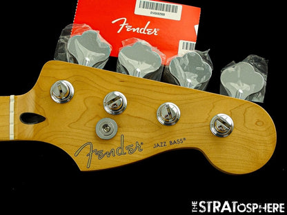 Fender Player II Jazz BASS NECK & TUNERS, Bass Guitar Part, Modern ''C'' Maple