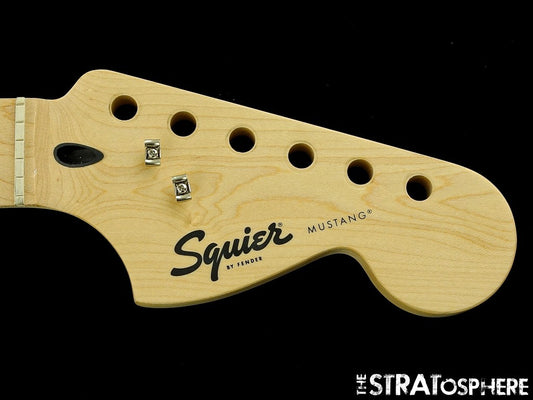 Fender Squier Sonic Mustang HH Series Guitar, NECK Guitar Parts, MN Maple.