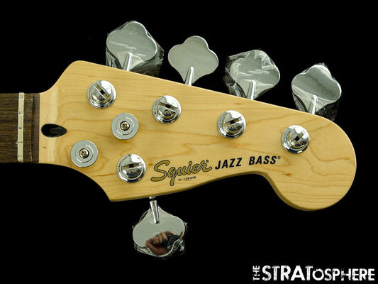 Fender Squier Affinity Active Jazz Bass V 5 String NECK + TUNERS Indian Laurel